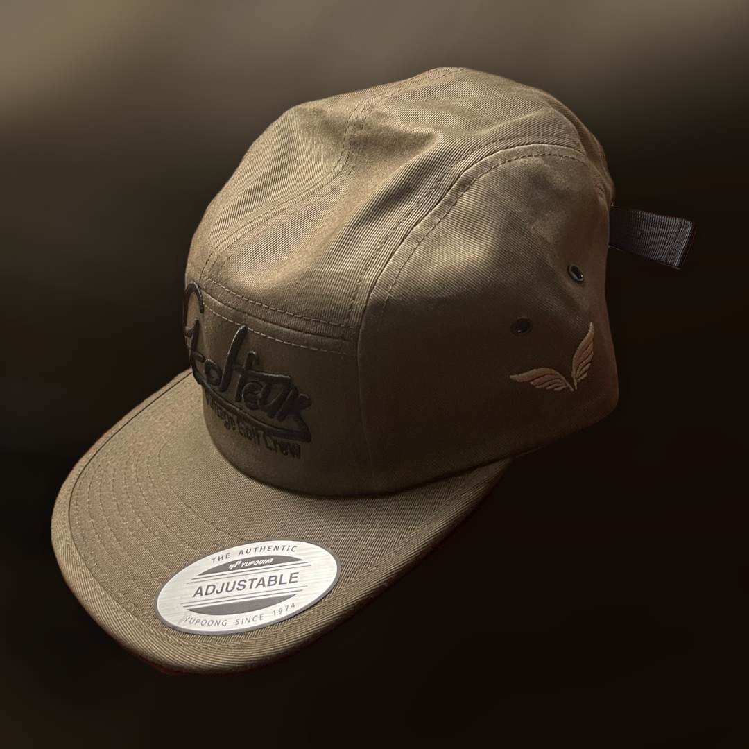 Olive Jockey Buckle Hat