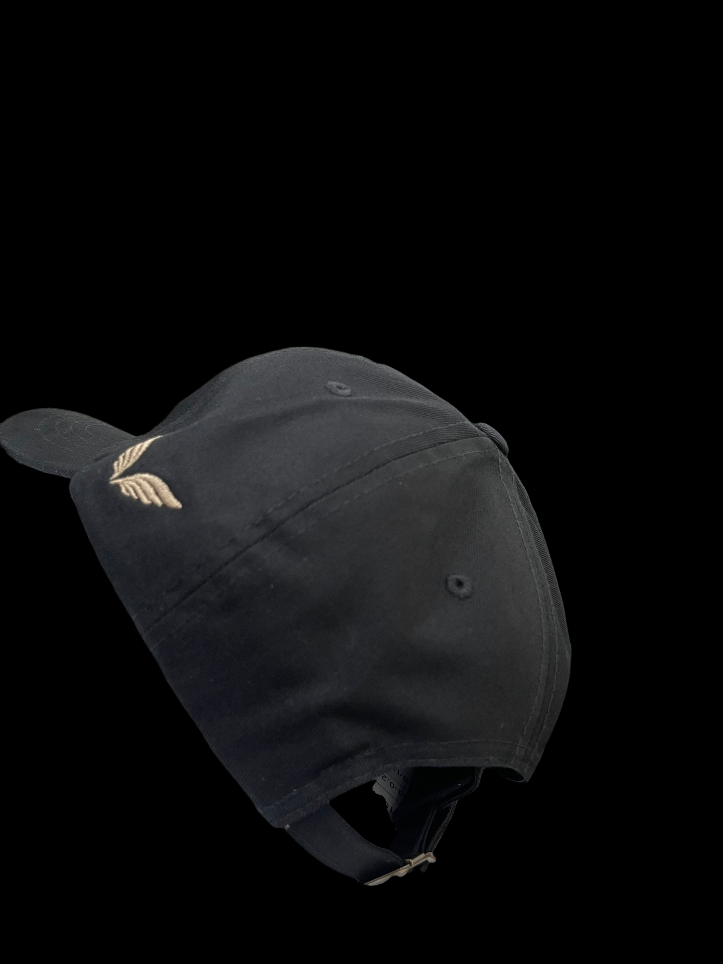 Black Dad Hat Golfeur White Logo