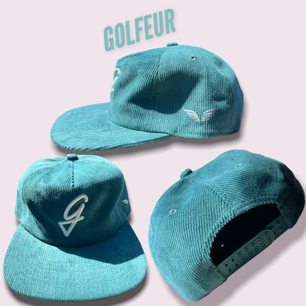 G Logo Golfeur Corduroy TEAL