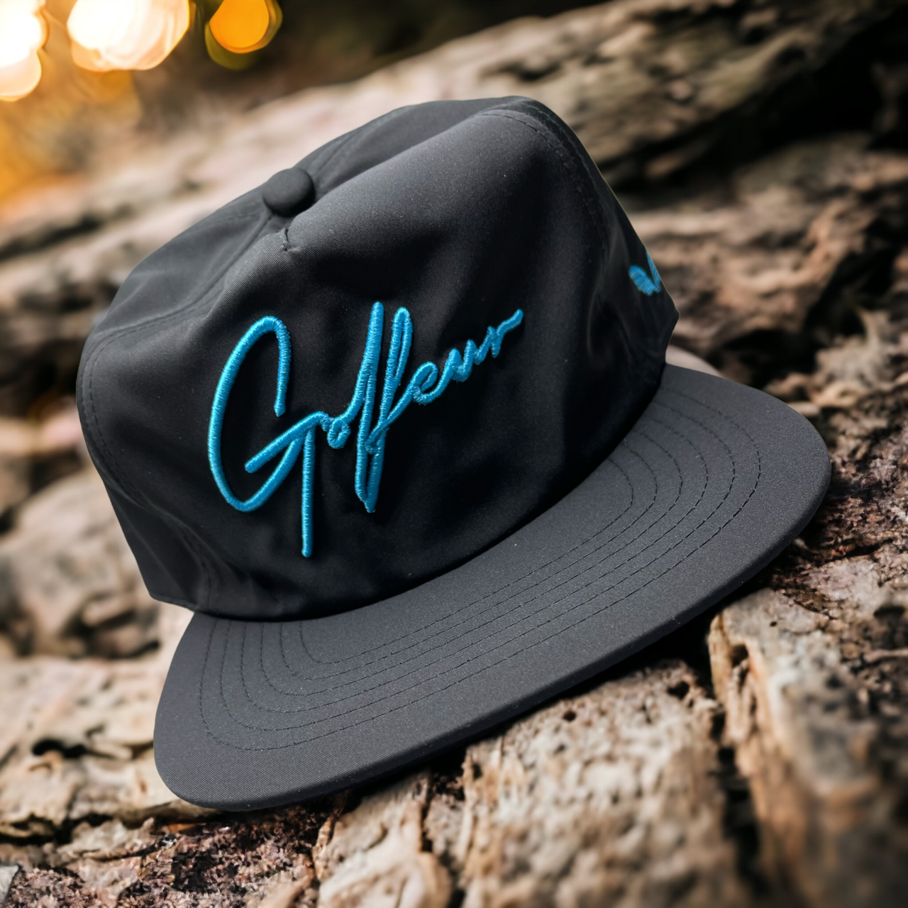 Golfeur Signature Black & Baby Blue